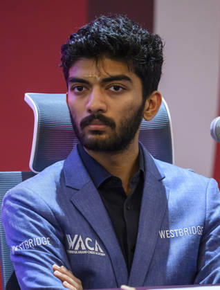 FIDE WORLD RAPID & BLITZ CHAMPIONSHIPS 2025 QATAR press conference, PK, Pressekonferenz Gukesh Dommaraju, Reigning World chess Champion of Indian attends a press conference ahead of the FIDE World Rapid & Blitz Championships 2025 in Doha,Qatar, on December. 25, 2025. DOHA Qatar Copyright: xNOUSHADxTHEKKAYILx