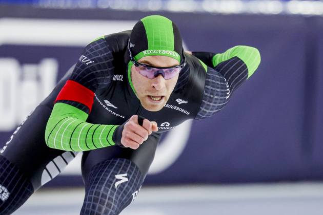 Louis Hollaar of Team Reggeborgh Men s 1500m, , Speed skating, Eisschnelllauf Dutch Olympic Qualifiers, Thialf, December 30, 2025, Heerenveen, Netherlands.