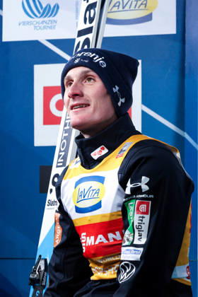 Bischofshofen, Österreich 05. Januar 2026: 74. Vierschanzentournee - Bischofshofen - 2025 2026 - Qualifikation Im Bild: Domen Prevc (Slowenien SLO) in der Leader-Box Paul-Außerleitner-Schanze Copyright: xFotostandx xHettichx