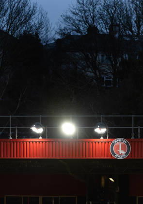 Charlton Athletic v Chelsea Emirates FA Cup General view of a Charlton Athletic badge inside the stadium before the Emirates FA Cup Third Round match at The Valley, London 10 01 2026 UK Newspapers OUT Copyright: xBenxPetersx FIL-22760-0015