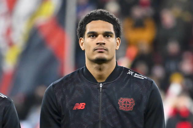 Jarell Quansah (Leverkusen 4) Portrait, halbportrait, Bild, einzel, Einzelaufnahme, picture, single, solo, alleine, 10.01.2026 Fussball Bayer Leverkusen vs VfB Stuttgart , BayArena, Leverkusen, DFB DFL REGULATIONS PROHIBIT ANY USE OF PHOTOGRAPHS AS IMAGE SEQUENCES AND OR QUASI-VIDEO