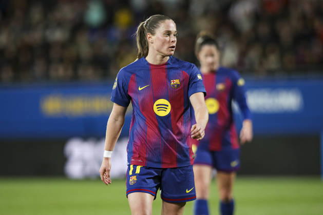 FC Barcelona, Barca Femeni V Madrid CFF - Liga F Moeve Ewa Pajor of FC Barcelona plays during the Liga F Moeve match between FC Barcelona Femeni and Madrid CFF at Estadi Johan Cruyff in Barcelona, Spain, on January 10, 2026. Barcelona Spain Copyright: xGongorax originalFilename:bonilla-fcbarcel260110_npYXK