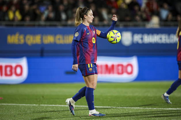 FC Barcelona, Barca Femeni V Madrid CFF - Liga F Moeve Alexia Putellas of FC Barcelona controls the ball during the Liga F Moeve match between FC Barcelona Femeni and Madrid CFF at Estadi Johan Cruyff in Barcelona, Spain, on January 10, 2026. Barcelona Spain Copyright: xGongorax originalFilename:bonilla-fcbarcel260110_np4Ib