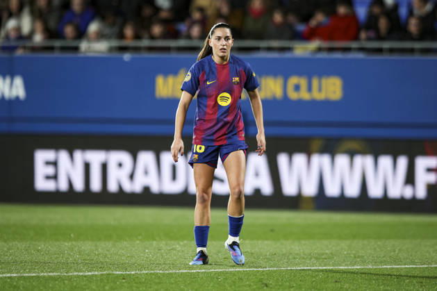 FC Barcelona, Barca Femeni V Madrid CFF - Liga F Moeve Kika Nazareth of FC Barcelona plays during the Liga F Moeve match between FC Barcelona Femeni and Madrid CFF at Estadi Johan Cruyff in Barcelona, Spain, on January 10, 2026. Barcelona Spain Copyright: xGongorax originalFilename:bonilla-fcbarcel260110_npIBY