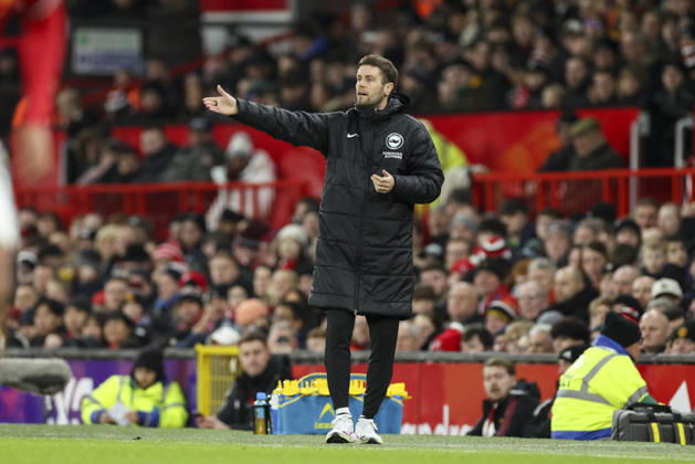 Manchester United, ManU v Brighton & Hove Albion, Emirates FA Cup Brighton & Hove Albion Manager Fabian Hurzeler GER reacts and gestures during the Manchester United v Brighton & Hove Albion Emirates FA Cup Third Round match at Old Trafford, Manchester, England on 11 January 2026 Credit: Phil Duncan Every Second Media Editorial use only. All images are copyright Every Second Media Limited. No images may be reproduced without prior permission. All rights reserved. Premier League and Football League images are subject to licensing agreements with Football DataCo Limited. see https: www.football-dataco.com Copyright: xIMAGO EveryxSecondxMediax ESM-1750-0041 PhilxDuncanx xEveryxSecondxMediax