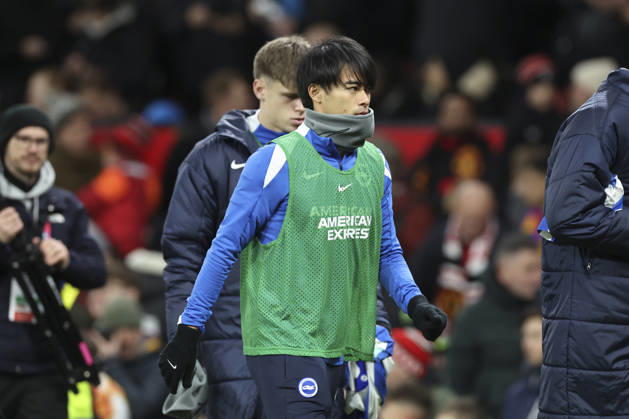 Manchester United, ManU v Brighton & Hove Albion, Emirates FA Cup Substitute Brighton & Hove Albion midfielder Kaoru Mitoma (22) during the Manchester United v Brighton & Hove Albion Emirates FA Cup Third Round match at Old Trafford, Manchester, England on 11 January 2026 Credit: Phil Duncan Every Second Media Editorial use only. All images are copyright Every Second Media Limited. No images may be reproduced without prior permission. All rights reserved. Premier League and Football League images are subject to licensing agreements with Football DataCo Limited. see https: www.football-dataco.com Copyright: xIMAGO EveryxSecondxMediax ESM-1750-0074 PhilxDuncanx xEveryxSecondxMediax