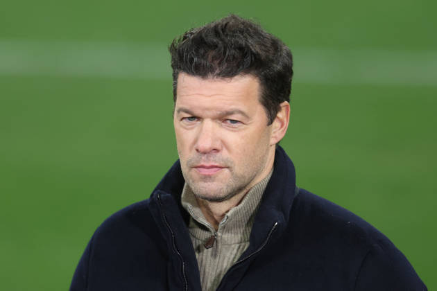 TV-Experte, Michael Ballack (DAZN) Porträt, Portrait, Fussball 1. BL FC Bayern München - VfL Wolfsburg 11.01.2026 Allianz Arena FOTO: Mladen Lackovic LakoPress