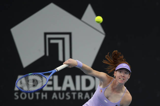 TENNIS ADELAIDE INTERNATIONAL, Maya Joint of Australia in her match against Sofia Kenin of the USA during the Adelaide International at Memorial Drive Tennis Club in in Adelaide, Tuesday, January 13, 2026. ( NO ARCHIVING, EDITORIAL USE ONLY ADELAIDE SOUTH AUSTRALIA AUSTRALIA  Copyright: xMATTxTURNERx 20260113129103536359