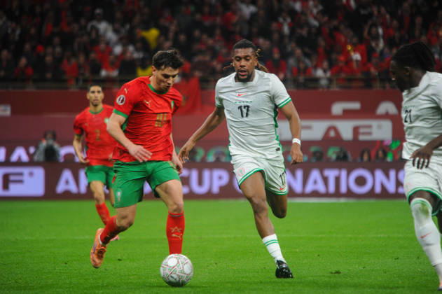 RABAT, MOROCCO - JANUARY 14: Nigeria and Morocco during the Africa Cup of Nations (AFCON) match between Nigeria and Morocco at Prince Moulay El Hassan Stadium on January 14th in Rabat, Morocco. Photo by Segun Ogunfeyitimi Copyright: xshengolpixsx