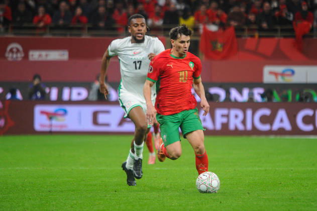 RABAT, MOROCCO - JANUARY 14: Nigeria and Morocco during the Africa Cup of Nations (AFCON) match between Nigeria and Morocco at Prince Moulay El Hassan Stadium on January 14th in Rabat, Morocco. Photo by Segun Ogunfeyitimi Copyright: xshengolpixsx