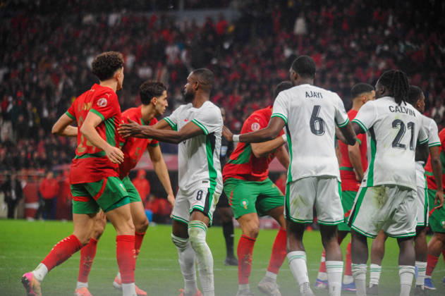 RABAT, MOROCCO - JANUARY 14: Nigeria and Morocco during the Africa Cup of Nations (AFCON) match between Nigeria and Morocco at Prince Moulay El Hassan Stadium on January 14th in Rabat, Morocco. Photo by Segun Ogunfeyitimi Copyright: xshengolpixsx