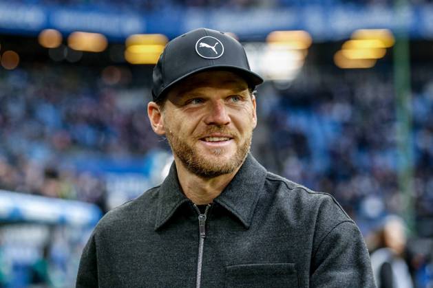 Eugen Polanski Trainer ( Gladbach ) Deutschland , Hamburg , Volksparkstadion , Fussball , 1. Bundesliga , Hamburger SV - Borussia Mönchengladbach
