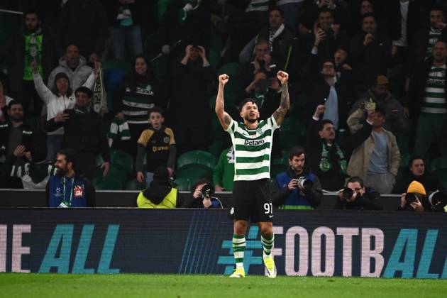 suarez (luis) FOOT LIGUE DES CHAMPIONS 2026 SPORTING PORTUGAL-PSG (2-1) STADE JOSE ALVALADE LISBONNE PORTUGAL 20 01 2026 GARNIER ETIENNE (2-1) suarez (luis) double LISBONNE STADE JOSE ALVALADE Portugal GermanyxJapanxUKxFrancexBelgiumxOUT Copyright: xGARNIERxETIENNEx