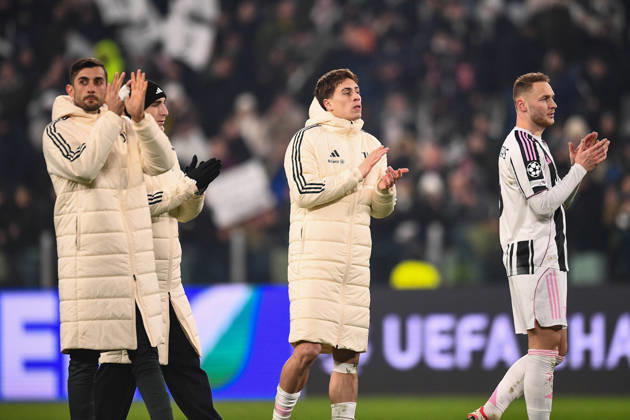 2026-01-21 Juventus FC v SL Benfica - UEFA Champions League 2025 26 League Phase MD7 TURIN, ITALY - JANUARY 21: Kenan Yildiz of Juventus FC, Teun Koopmeiners of Juventus FC during the UEFA Champions League 2025 26 League Phase MD7 match between Juventus FC and SL Benfica at Allianz Stadium on January 21, 2026 in Turin, Italy. (Photo by Alberto Gandolfo BSR Agency) Turin Italy Content not available for redistribution in The Netherlands directly or indirectly through any third parties. Copyright: xBSRxAgencyx
