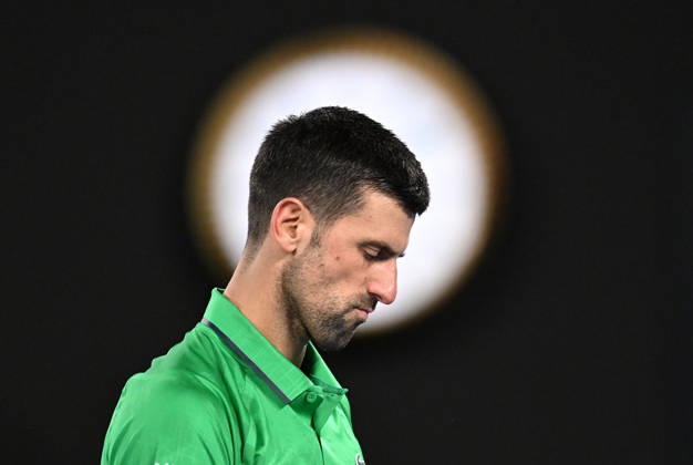 TENNIS AUSTRALIAN OPEN, Novak Djokovic of Serbia during the Men™s 3rd round match against Botic Van De Zandschulp of Netherlands on day 7 of the 2026 Australian Open tennis tournament at Melbourne Park in Melbourne, Saturday, January 24, 2026. ( NO ARCHIVING MELBOURNE VICTORIA AUSTRALIA  Copyright: xLUKASxCOCHx 20260124137025328466