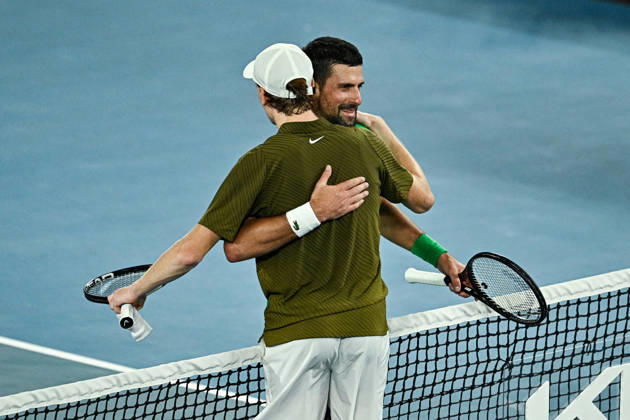 2026 Australian Open Novak Djokovic (SRB) , Jannik Sinner (ITA)