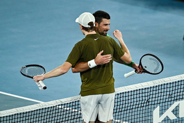 2026 Australian Open Novak Djokovic (SRB) , Jannik Sinner (ITA)