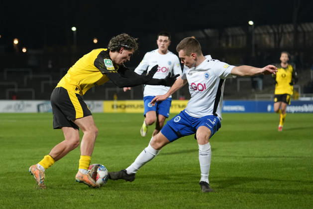 Freitag, 30.01.2026 Saison 2025 2026 20. Spieltag Regionalliga West im Stadion Rote Erde, Dortmund, Germany. BV Borussia Dortmund U23 - Sportfreunde Lotte. Babis Charalampos Drakas (BVB)