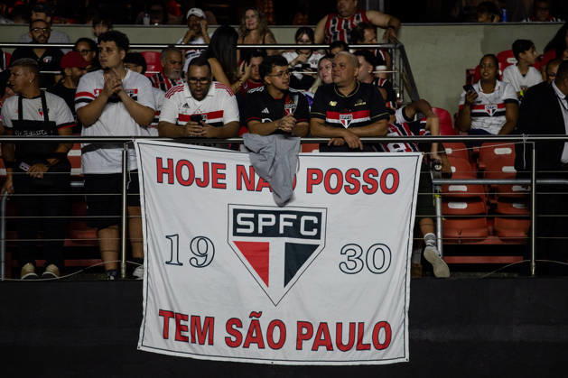 São Paulo x Santos SaO PAULO, SP - 31.01.2026: SaO PAULO X SANTOS - Sao Paulo fans during the match between Sao Paulo and Santos, valid for the 6th round of the Paulistao, held on Saturday night (31) at MorumBIS in Sao Paulo, SP. (Photo: Rodilei Morais Fotoarena) x2877055x RodileixMorais