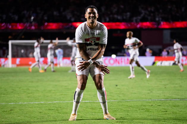 São Paulo x Santos SaO PAULO, SP - 31.01.2026: SaO PAULO X SANTOS - Luciano celebrates a goal during the match between Sao Paulo and Santos, valid for the 6th round of the Paulistao, held on Saturday night (31) at MorumBIS in Sao Paulo, SP. (Photo: Rodilei Morais Fotoarena) x2877204x RodileixMorais