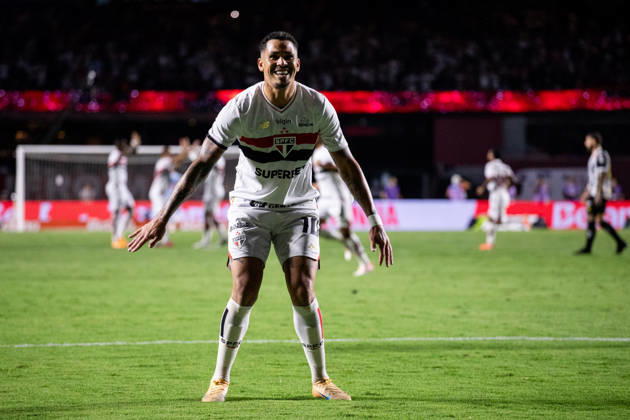 São Paulo x Santos SaO PAULO, SP - 31.01.2026: SaO PAULO X SANTOS - Luciano celebrates a goal during the match between Sao Paulo and Santos, valid for the 6th round of the Paulistao, held on Saturday night (31) at MorumBIS in Sao Paulo, SP. (Photo: Rodilei Morais Fotoarena) x2877205x RodileixMorais