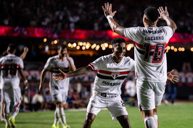 São Paulo x Santos SaO PAULO, SP - 31.01.2026: SaO PAULO X SANTOS - Luciano celebrates a goal during the match between Sao Paulo and Santos, valid for the 6th round of the Paulistao, held on Saturday night (31) at MorumBIS in Sao Paulo, SP. (Photo: Rodilei Morais Fotoarena) x2877212x RodileixMorais