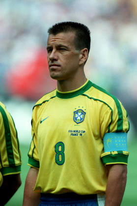 Brazil V Scotland, FIFA World Cup, WM, Weltmeisterschaft, Fussball Finals 1998 Group A Carlos Dunga of Brazil portrait before the FIFA World Cup Finals 1998 Group A match between Brazil and Scotland at Stade De France on June 10, 1998 in Saint-Denis, France. Saint-Denis Stade De France France France Copyright: xAllstarxPicturexLibraryxLtdx