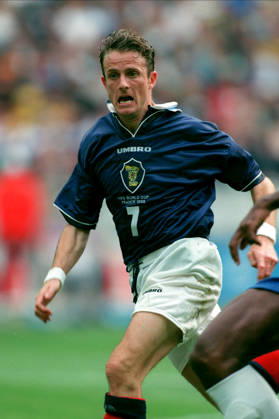 Brazil V Scotland, FIFA World Cup, WM, Weltmeisterschaft, Fussball Finals 1998 Group A Kevin Gallacher of Scotland running during the FIFA World Cup Finals 1998 Group A match between Brazil and Scotland at Stade De France on June 10, 1998 in Saint-Denis, France. Saint-Denis Stade De France France France Copyright: xAllstarxPicturexLibraryxLtdx