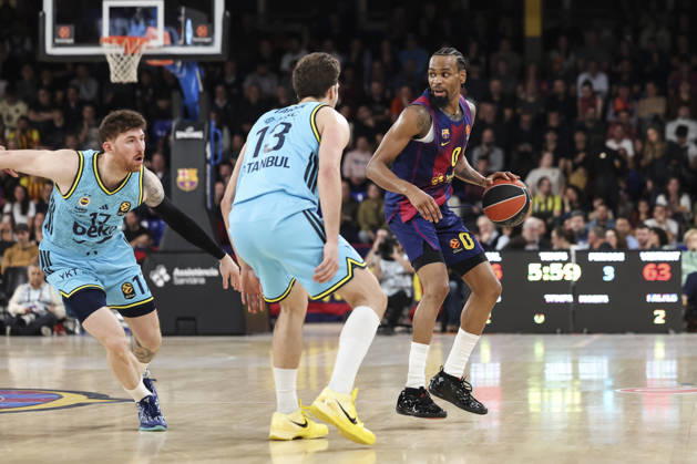 February 3, 2026, Barcelona, Barcelona, Spain: Kevin Punter of FC Barcelona, Barca in action during the EuroLeague Regular Season Round 26 match played between FC Barcelona and Fenerbahce Beko Istanbul at Palau Blaugrana on February 03, 2026 in Barcelona, Spain. Barcelona Spain - ZUMAa181 20260203_zaa_a181_131 Copyright: xJavierxBorregox