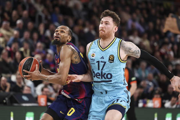 February 3, 2026, Barcelona, Barcelona, Spain: Kevin Punter of FC Barcelona, Barca in action during the EuroLeague Regular Season Round 26 match played between FC Barcelona and Fenerbahce Beko Istanbul at Palau Blaugrana on February 03, 2026 in Barcelona, Spain. Barcelona Spain - ZUMAa181 20260203_zaa_a181_142 Copyright: xJavierxBorregox