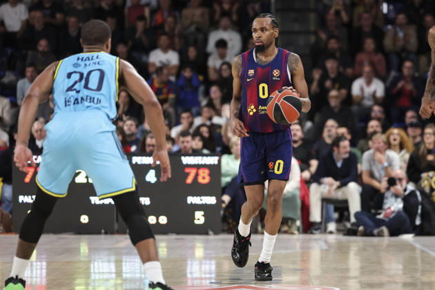 February 3, 2026, Barcelona, Barcelona, Spain: Kevin Punter of FC Barcelona, Barca in action during the EuroLeague Regular Season Round 26 match played between FC Barcelona and Fenerbahce Beko Istanbul at Palau Blaugrana on February 03, 2026 in Barcelona, Spain. Barcelona Spain - ZUMAa181 20260203_zaa_a181_222 Copyright: xJavierxBorregox