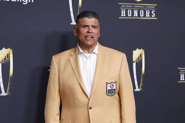RECORD DATE NOT STATED Anthony Munoz arrives on the red carpet at the 2026 NFL, American Football Herren, USA Honors presented by Invisalign in the days leading up to Super Bowl LX in San Francisco on Thursday, February 5, 2026. The New England Patriots will play the Seattle Seahawks in Super Bowl LX at Levi s Stadium in Santa Clara on Sunday, February 8, 2026.  SBP20260205339 JOHNxANGELILLO