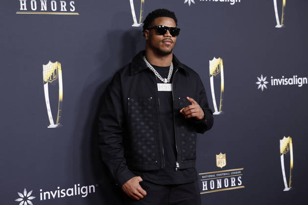 RECORD DATE NOT STATED Abdul Carter arrives on the red carpet at the 2026 NFL, American Football Herren, USA Honors presented by Invisalign in the days leading up to Super Bowl LX in San Francisco on Thursday, February 5, 2026. The New England Patriots will play the Seattle Seahawks in Super Bowl LX at Levi s Stadium in Santa Clara on Sunday, February 8, 2026.  SBP20260205360 JOHNxANGELILLO