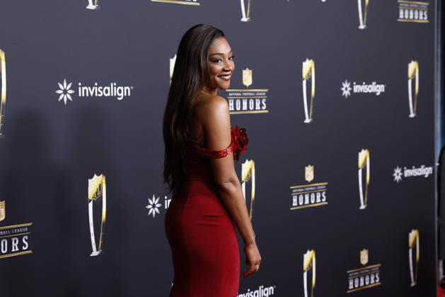 RECORD DATE NOT STATED Tiffany Haddish arrives on the red carpet at the 2026 NFL, American Football Herren, USA Honors presented by Invisalign in the days leading up to Super Bowl LX in San Francisco on Thursday, February 5, 2026. The New England Patriots will play the Seattle Seahawks in Super Bowl LX at Levi s Stadium in Santa Clara on Sunday, February 8, 2026. SBP20260205374 JOHNxANGELILLO