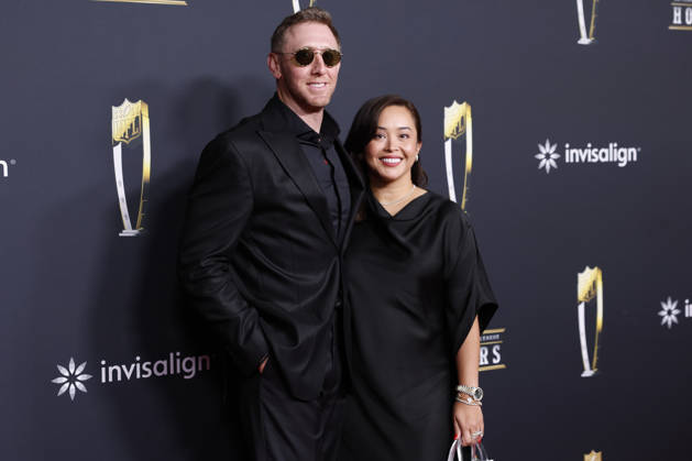 RECORD DATE NOT STATED Liam Coen and Ashley Coen arrive on the red carpet at the 2026 NFL, American Football Herren, USA Honors presented by Invisalign in the days leading up to Super Bowl LX in San Francisco on Thursday, February 5, 2026. The New England Patriots will play the Seattle Seahawks in Super Bowl LX at Levi s Stadium in Santa Clara on Sunday, February 8, 2026.  SBP20260205375 JOHNxANGELILLO