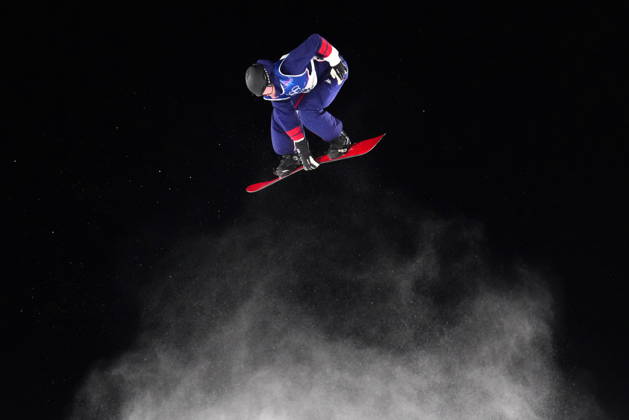 February 7, 2026, Livigno, Italy: The United States Oliver Martin hits a jump during the men s snowboard big air final during the Milano Cortina 2026 Winter Olympic Games, Olympische Spiele, Olympia, OS in Livigno, Italy, Saturday, Feb. 7, 2026. Canada News - February 7, 2026 - ZUMAc35_ 20260207_zaf_c35_068 Copyright: xSeanxKilpatrickx