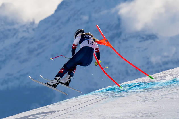 260208 Lindsey Vonn of USA competes in women s alpine skiing downhill during day 2 of the 2026 Winter Olympics on February 8, 2026 in Cortina. Photo: Joel Marklund BILDBYRAN kod JM JM0784 bbeng alpint alpine skiing Olympic Games, Olympische Spiele, Olympia, OS olympics winter olympics os ol olympiska spel vinter-os olympiske leker milano cortina 2026 milan cortina 2026 milano cortina 2026 olympic games milano cortina 2026 winter olympic games milano cortina-os milano cortina-ol vinter-ol störtlopp downhill dam Copyright: JOELxMARKLUND BB260208JM040