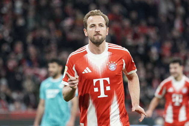 RECORD DATE NOT STATED Fußball, GER 08.02.2026, FC Bayern München - TSG 1899 Hoffenheim, 1. BL, Harry Kane (Bayern) Torjubel - 1:0