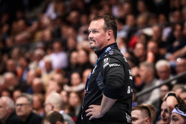 Misha Kaufmann (TVB Stuttgart, Trainer) GER, TVB Stuttgart - ThSV Eisenach, DAIKIN HBL, Handball, Bundesliga, 20. Spieltag, Spielzeit 2025 2026, 09.02.2026 GER, TVB Stuttgart - ThSV Eisenach, DAIKIN HBL, Handball, Bundesliga, 20. Spieltag, Spielzeit 2025 2026, 09.02.2026 Stuttgart Copyright: xSandyxDinkelackerx EP_SDR
