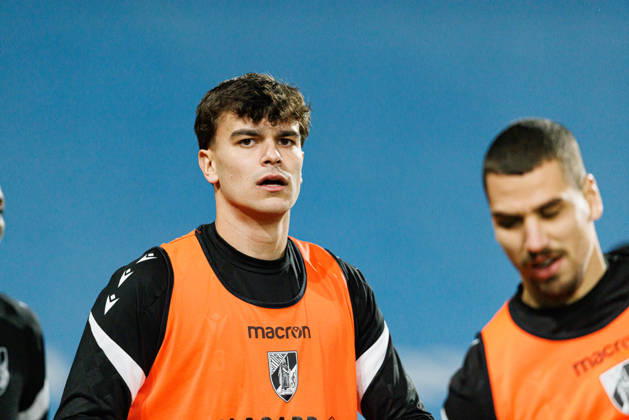 Miguel Nobrega seen during Liga Portugal game between teams of GD Estoril Praia and Vitoria SC at Estadio Antonio Coimbra da Mota (Maciej Rogowski Ball Raw Images) Estoril Estadio Antonio Coimbra da Mota Portugal Copyright: xMaciejxRogowskix maciejrogowski_estoril_vitoriasc_2526-013