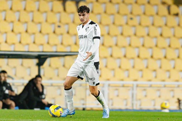 Miguel Nobrega seen during Liga Portugal game between teams of GD Estoril Praia and Vitoria SC at Estadio Antonio Coimbra da Mota (Maciej Rogowski Ball Raw Images) Estoril Estadio Antonio Coimbra da Mota Portugal Copyright: xMaciejxRogowskix maciejrogowski_estoril_vitoriasc_2526-233