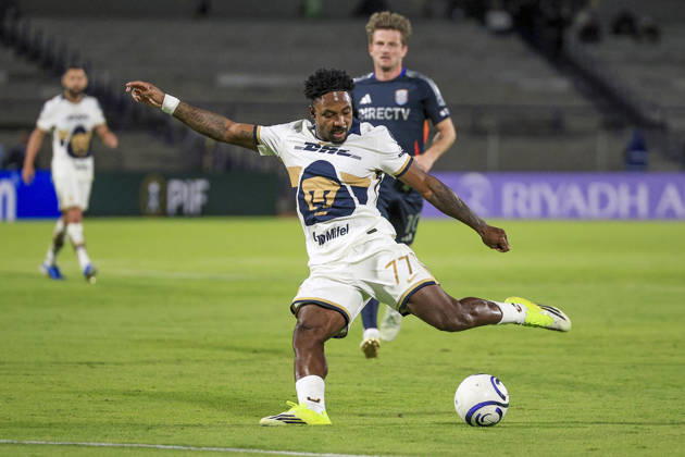 CONCACAF CHAMPIONS CUP 2026 CONCACAF CHAMPIONS CUP 2026 PUMAS VS SAN DIEGO FC 10022026 MEXICO CITY, MEXICO. Action photo of Alvaro Angulo of Pumas UNAM of the Liga BBVA MX, during round 1 game of the CONCACAF Champions Cup 2026 at the Estadio Olimpico Ciudad Universitaria of Mexico City. Foto de accion de Alvaro Angulo de Pumas UNAM de la Liga BBVA MX, durante juego de la ronda 1 de la CONCACAF Champions Cup 2026, celebrado en el Estadio Olimpico de Ciudad Universitaria de la Ciudad de Mexico. Photo by IMAGENSHOP AGENCIA FOTOGRAFICA MEXICO CITY MEXICO CITY MEXICO Copyright: xIMAGENSHOPxAGENCIAxFOTOGRAFICAx