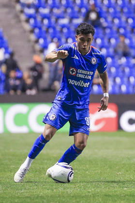 CONCACAF CHAMPIONS CUP 2026 CONCACAF CHAMPIONS CUP 2026 CRUZ AZUL VS VANCOUVER 12022026 PUEBLA, PUEBLA. Action photo of Amaury Morales of Cruz Azul of the Liga BBVA MX, against the Vancouver FC of the Canadian Premier League, during round 1 game of the CONCACAF Champions Cup 2026 at the Estadio Cuauhtemoc of Puebla, Mexico. Foto de accion de Amaury Morales de Cruz Azul de la Liga BBVA MX en contra del Vancouver FC de la Liga Premier Canadiense, durante juego de la ronda 1 de la CONCACAF Champions Cup 2026, celebrado en el Estadio Cuauhtemoc de Puebla, Mexico. Photo by IMAGENSHOP AGENCIA FOTOGRAFICA PUEBLA PUEBLA MEXICO Copyright: xIMAGENSHOPxAGENCIAxFOTOGRAFICAx