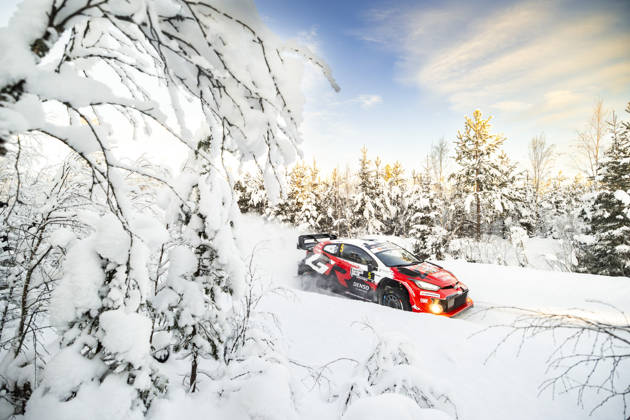 AUTO - WRC, Motorsport Rallye, WM - RALLY SWEDEN 2026 05 Sami PAJARI, Marko SALMINEN, Toyota GR Yaris Rally1, action during the 2026 Rally Sweden, 2nd round of the 2026 WRC World Rally Car Championship, from February 12 to 15, 2026 in Umea, France - UmeaSweden  Copyright: xNikosxKatikisx