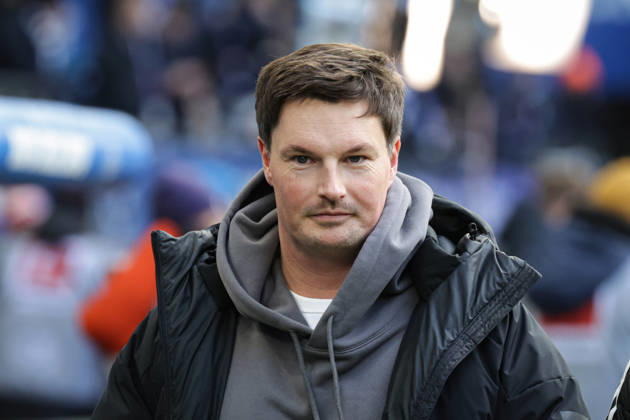 2026.02.14 xfsx Fussball 1. Bundesliga Hamburger Sportverein - 1.FC Union Berlin v.l. Trainer Merlin Polzin (Hamburger SV) (DFL regulations prohibit any use of photographs as image sequences and or quasi-video. Copyright: HMBxMedia FernandoxSoares