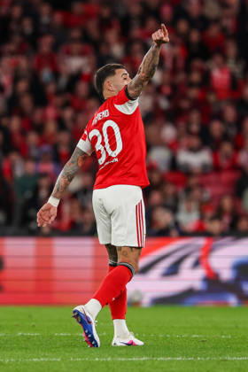 FBL-UEFA Champions League 2025-26 SL Benfica - Real Madrid Nicolas Otamendi (S.L.Benfica) gestures, gives instructions, gesticulate during UEFA Champions League 2025-26 KO play-offs match between Lisboa e Benfica and Real Madrid at Estadio da Luz on Thursday 17 February 2026 in Lisbon, Portugal Copyright: JoaquimxFerreira