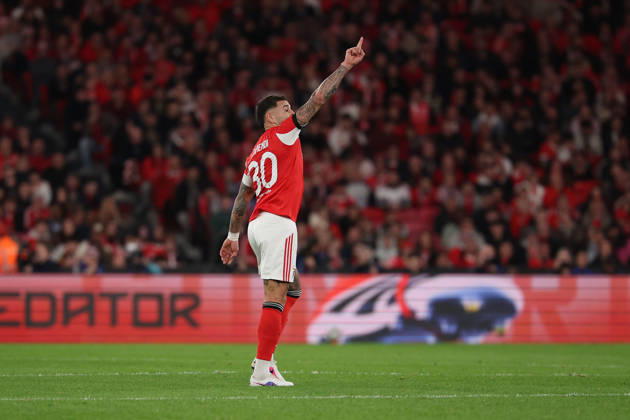 FBL-UEFA Champions League 2025-26 SL Benfica - Real Madrid Nicolas Otamendi (S.L.Benfica) gestures, gives instructions, gesticulate during UEFA Champions League 2025-26 KO play-offs match between Lisboa e Benfica and Real Madrid at Estadio da Luz on Thursday 17 February 2026 in Lisbon, Portugal Copyright: JoaquimxFerreira