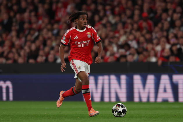 FBL-UEFA Champions League 2025-26 SL Benfica - Real Madrid Leandro Barreiro (S.L.Benfica) in action, with the ball during UEFA Champions League 2025-26 KO play-offs match between Lisboa e Benfica and Real Madrid at Estadio da Luz on Thursday 17 February 2026 in Lisbon, Portugal Copyright: JoaquimxFerreira