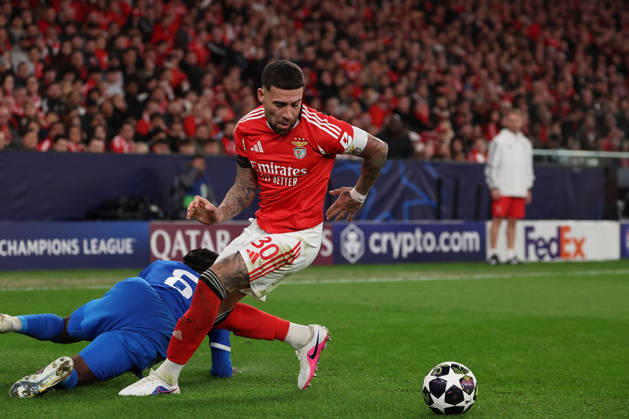 FBL-UEFA Champions League 2025-26 SL Benfica - Real Madrid Eduardo Camavinga (Real Madrid), Nicolas Otamendi (S.L.Benfica) battles for the Ball during UEFA Champions League 2025-26 KO play-offs match between Lisboa e Benfica and Real Madrid at Estadio da Luz on Thursday 17 February 2026 in Lisbon, Portugal Copyright: JoaquimxFerreira