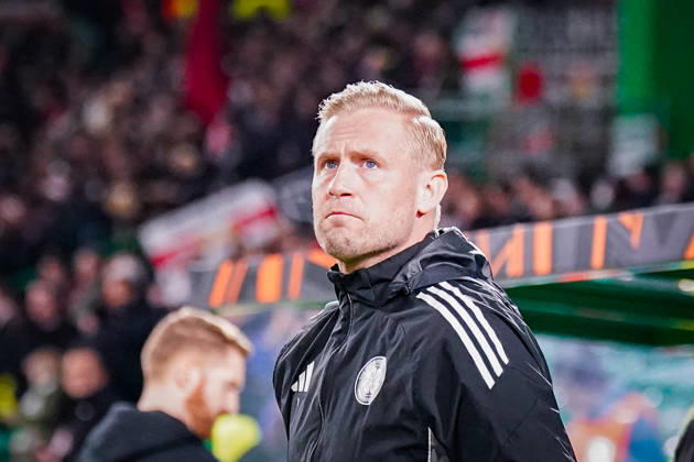 Fussball UEFA Europa League 2025 - 2026, Play-Offs Hinspiel - Celtic FC Glasgow vs VfB Stuttgart - Celtic Park Stadion (Glasgow, Schottland): Kasper Schmeichel (Celtic Glasgow, 1) Copyright: xJOERANxSTEINSIEKx